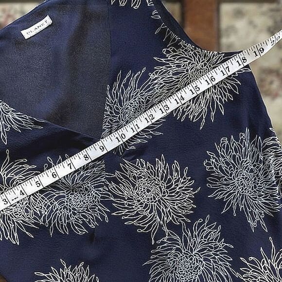 Vtg Y2K Planet sheer navy sleeveless summer maxi dress - Picture 11 of 16